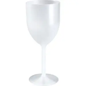 28218 Vinglas frosted hvid 30cl. flergangs 20 stk.