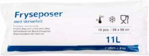 Frysepose 11 L med skrivefelt  30x54 10x40 rl