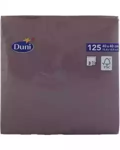 Serviet 3-lags 40x40cm Plum 125stk.