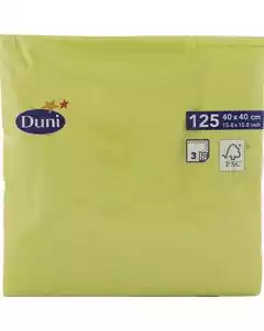 Serviet 3-lags 40x40cm Kiwi 125stk.