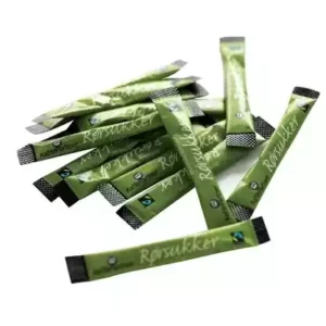 Rørsukker i sticks 600 x 3g. Økologisk