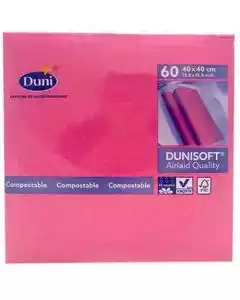 Serviet Dunisoft 40x40cm Fuchsia 60stk.