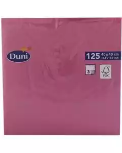 Serviet 3-lags 40x40cm Fuchsia 125stk.