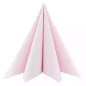 Serviet Mank Lys Rosa 40x40cm 50 stk.
