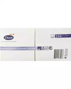 Serviet 3-lags 24x24cm Hvid 250stk.