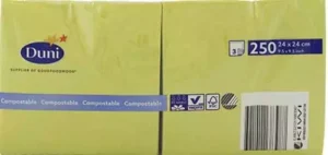 kaffeserviet kiwi Serviet 3-lags 24x24cm Kiwi 250stk.