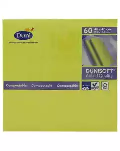Serviet Dunisoft 40x40cm Kiwi 60stk.