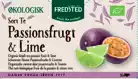 Fredsted Øko Sort te m/ passionsfrugt & lime 16 brv.