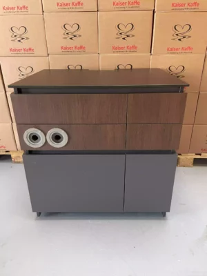 Underskab 90 cm m/huller træ renoveret V1