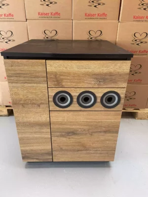 Underskab 60 m/huller lys træ V2 Renoveret