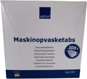 Opvasketabs 100 stk. u/klor, farve og parfume