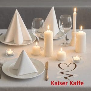 Serviet Mank 40x40cm Oliven 50 stk.